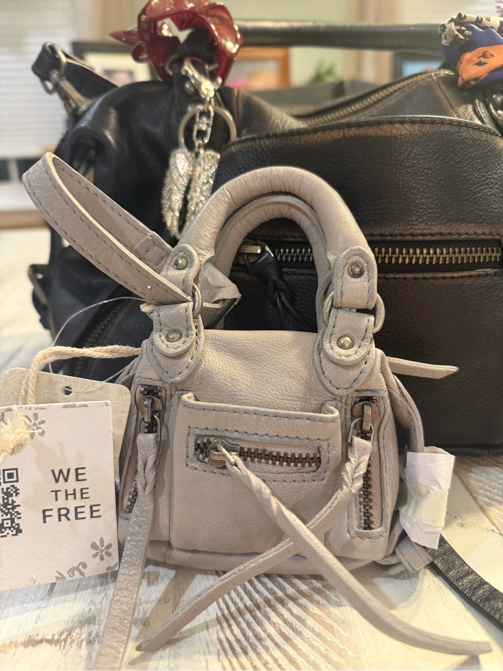 Free people dove grey micro mini Emerson